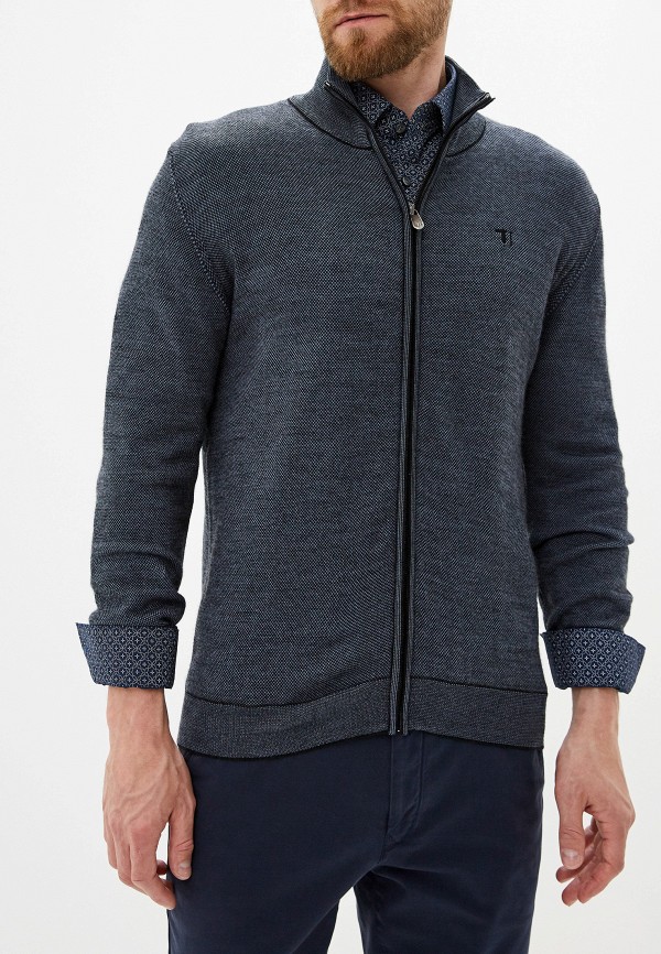 

Кардиган Trussardi Jeans, Синий, Trussardi Jeans TR016EMFXCV1