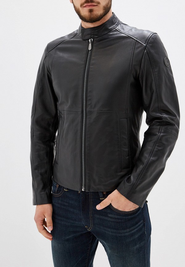

Куртка кожаная Trussardi Jeans, Черный