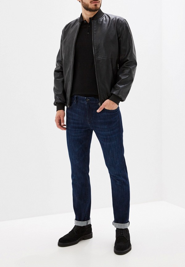 

Куртка кожаная Trussardi Jeans, Черный, Trussardi Jeans TR016EMFXDB1