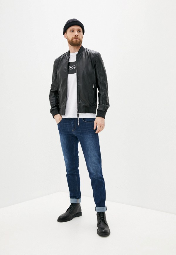 фото Куртка кожаная trussardi jeans