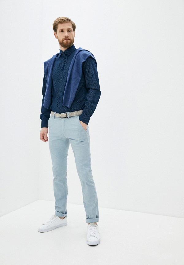 

Рубашка Trussardi Jeans, Синий, Trussardi Jeans TR016EMHKTU9