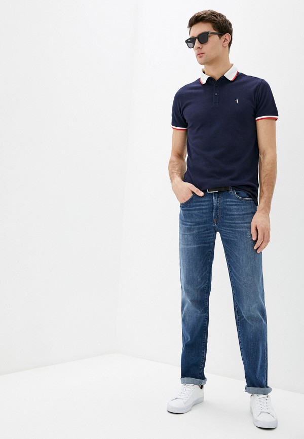 

Поло Trussardi Jeans, Синий, Trussardi Jeans TR016EMHKTW6
