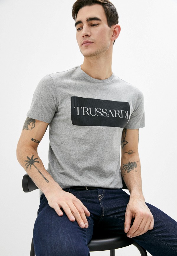 

Футболка Trussardi Jeans, Серый, Trussardi Jeans TR016EMHKTZ5