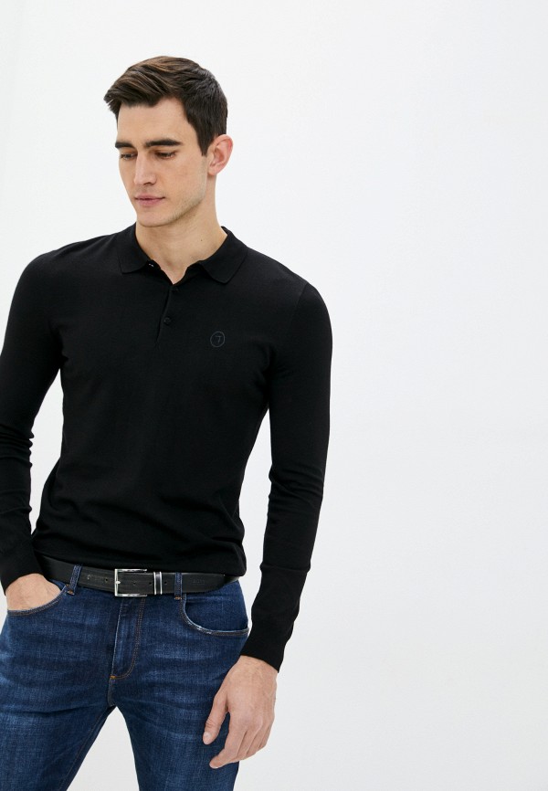 

Поло Trussardi, Черный, Trussardi TR016EMKOPY2