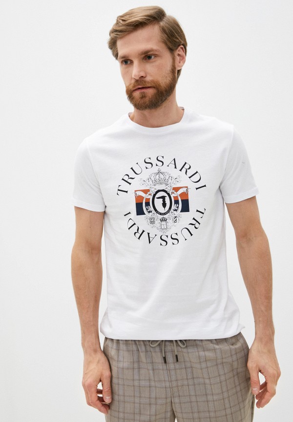 

Футболка Trussardi, Белый, Trussardi TR016EMKOQM9
