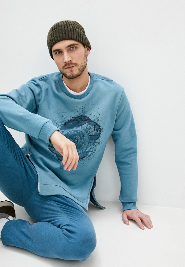 

Свитшот Trussardi, Голубой, Trussardi TR016EMLPLX2