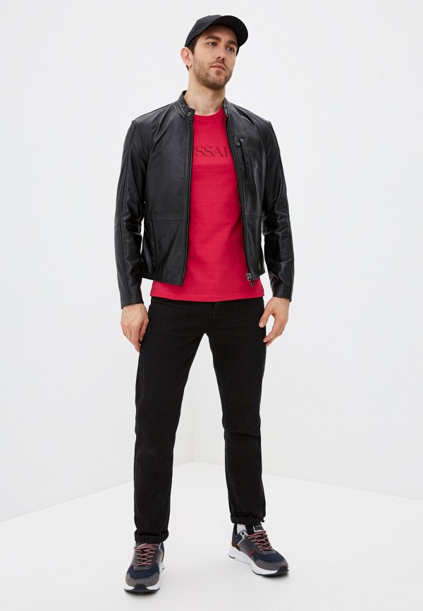 фото Куртка кожаная trussardi