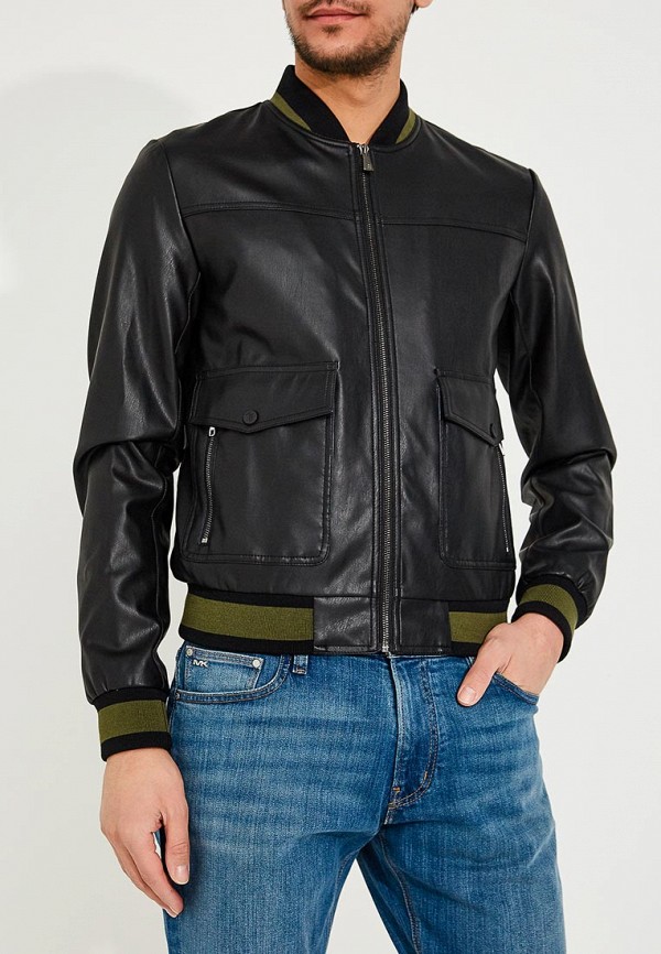 

Куртка кожаная Trussardi Jeans, Черный