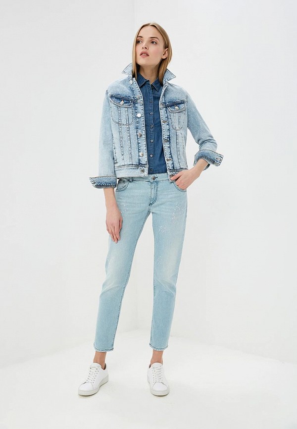 

Куртка джинсовая Trussardi Jeans; Trussardi Jeans TR016EWDOCG7, Голубой