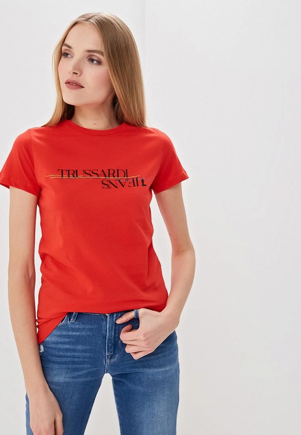 

Футболка Trussardi Jeans, Красный, Trussardi Jeans TR016EWDOCI2