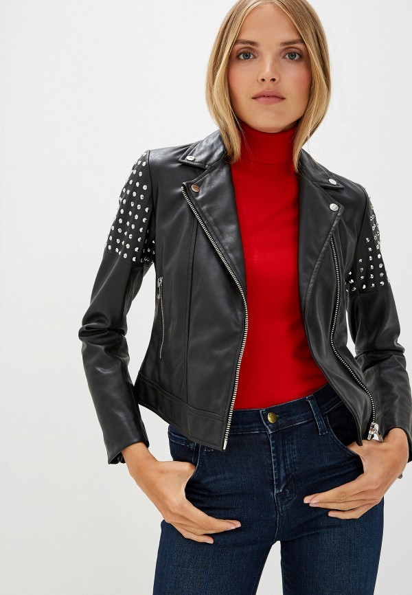 

Куртка кожаная Trussardi Jeans, Черный