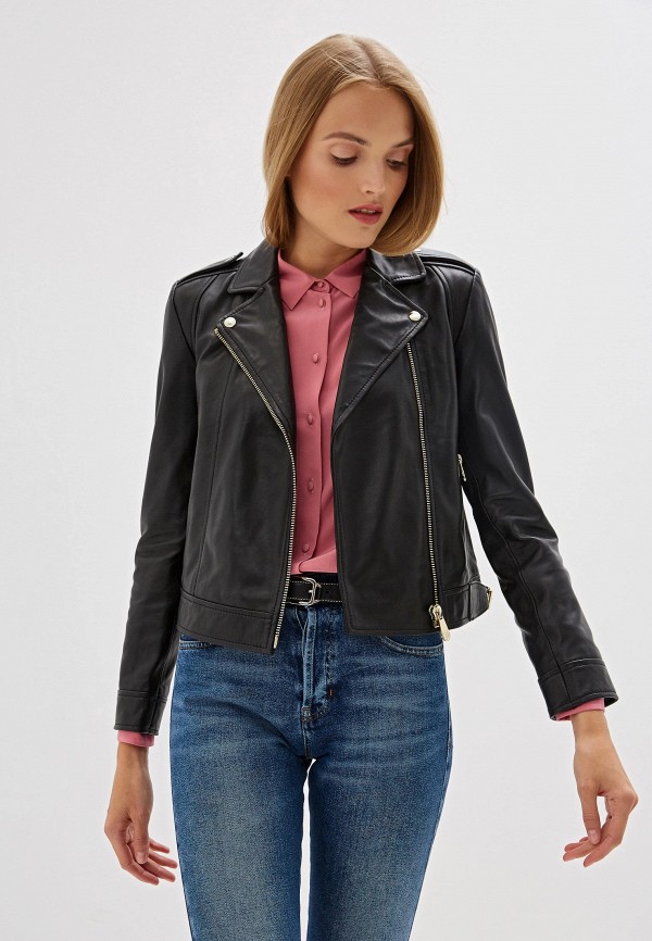 

Куртка кожаная Trussardi Jeans, Черный