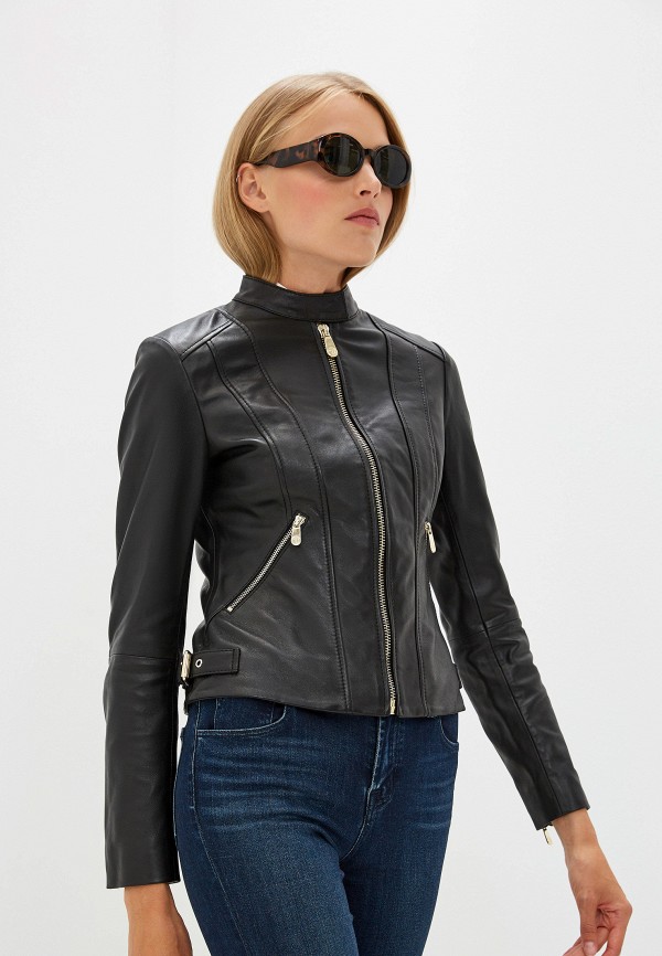 

Куртка кожаная Trussardi Jeans, Черный