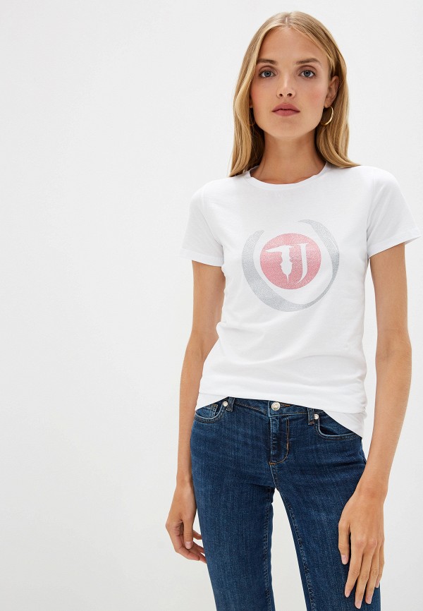

Футболка Trussardi Jeans, Белый, Trussardi Jeans TR016EWFTCQ5