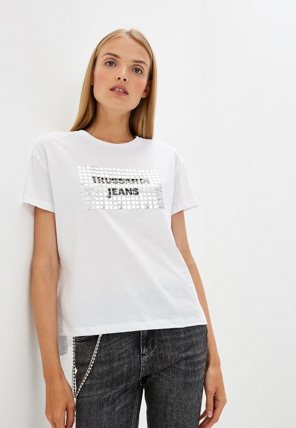 

Футболка Trussardi Jeans, Белый, Trussardi Jeans TR016EWFTCQ7