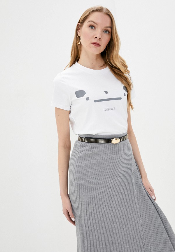 

Футболка Trussardi Jeans, Белый, Trussardi Jeans TR016EWHEFE9