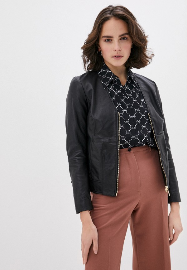 

Куртка кожаная Trussardi Jeans, Черный