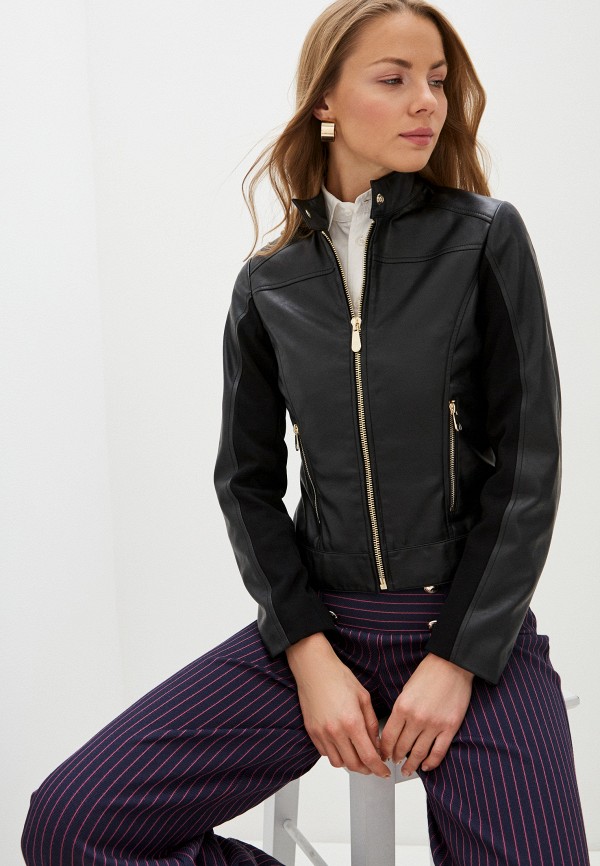

Куртка кожаная Trussardi Jeans, Черный