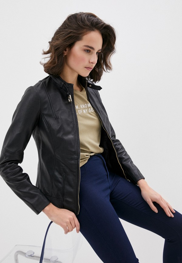 

Куртка кожаная Trussardi Jeans, Черный