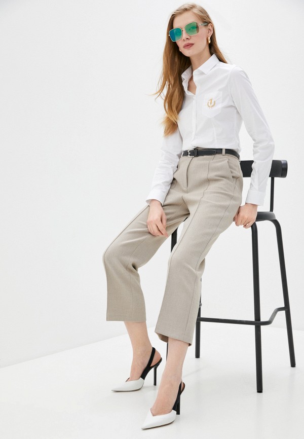 

Рубашка Trussardi Jeans, Белый, Trussardi Jeans TR016EWHKUO4