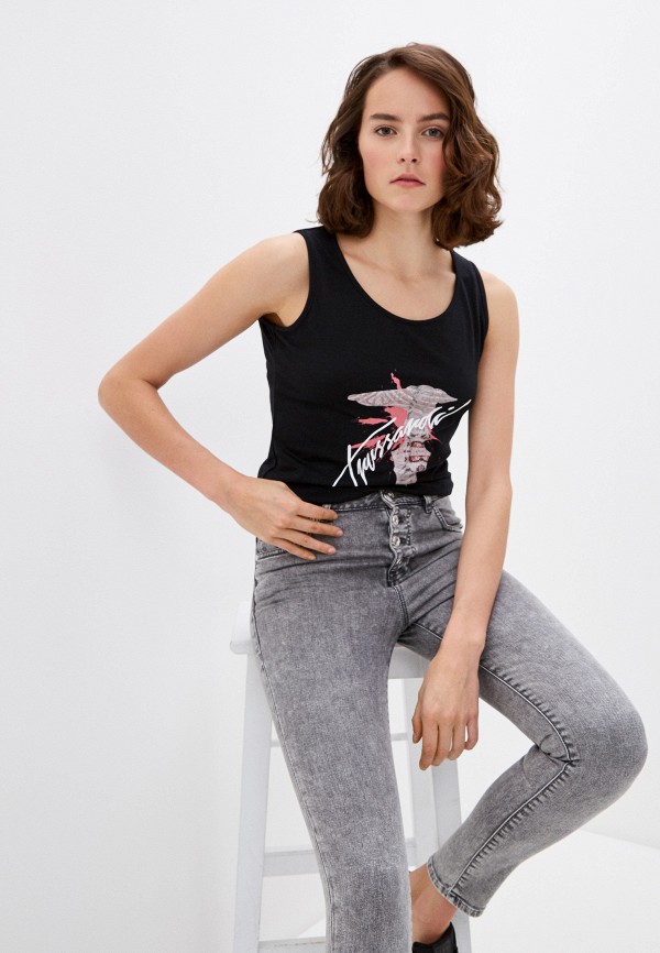 

Майка Trussardi Jeans, Черный, Trussardi Jeans TR016EWHKUP1