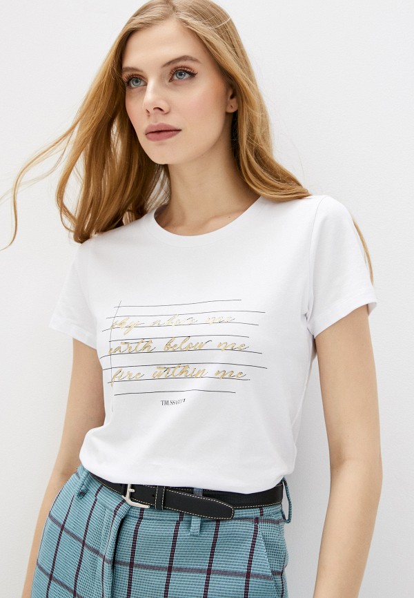 

Футболка Trussardi Jeans, Белый, Trussardi Jeans TR016EWHKUP5