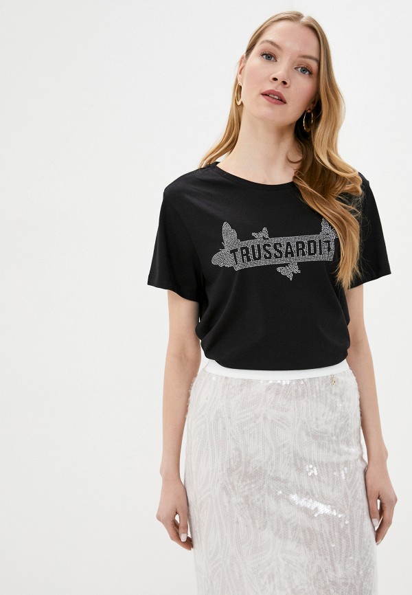 

Футболка Trussardi Jeans, Черный, Trussardi Jeans TR016EWHKVC6