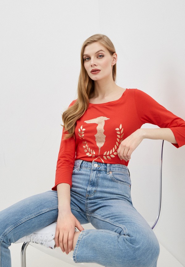 

Лонгслив Trussardi Jeans, Красный