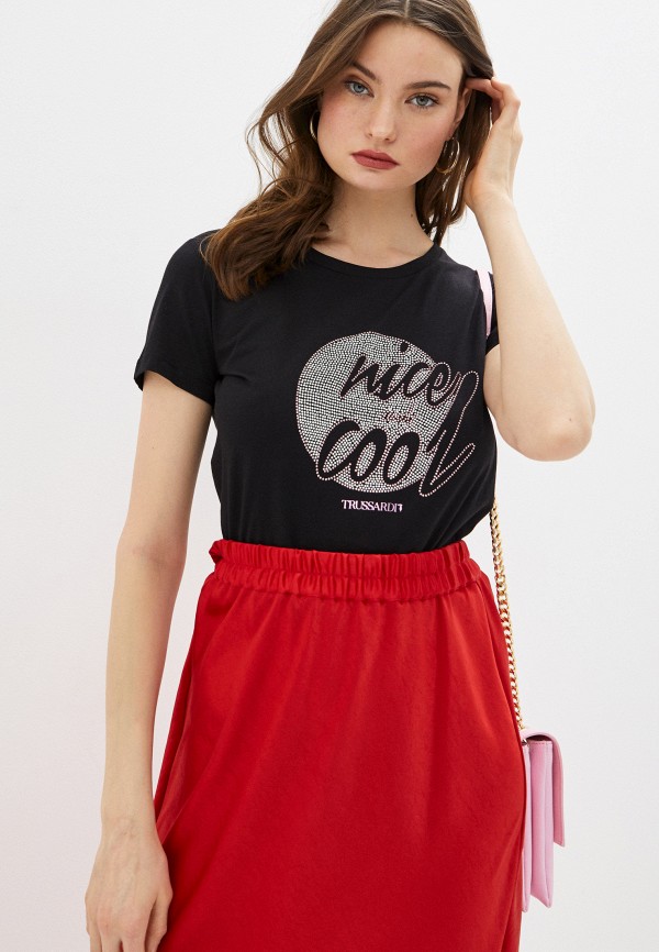 

Футболка Trussardi Jeans, Черный, Trussardi Jeans TR016EWHKVE2