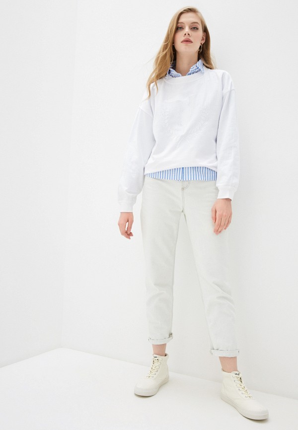 

Свитшот Trussardi Jeans, Белый, Trussardi Jeans TR016EWHKVH3
