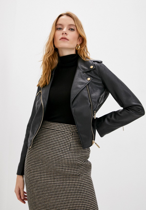 

Куртка кожаная Trussardi, Черный