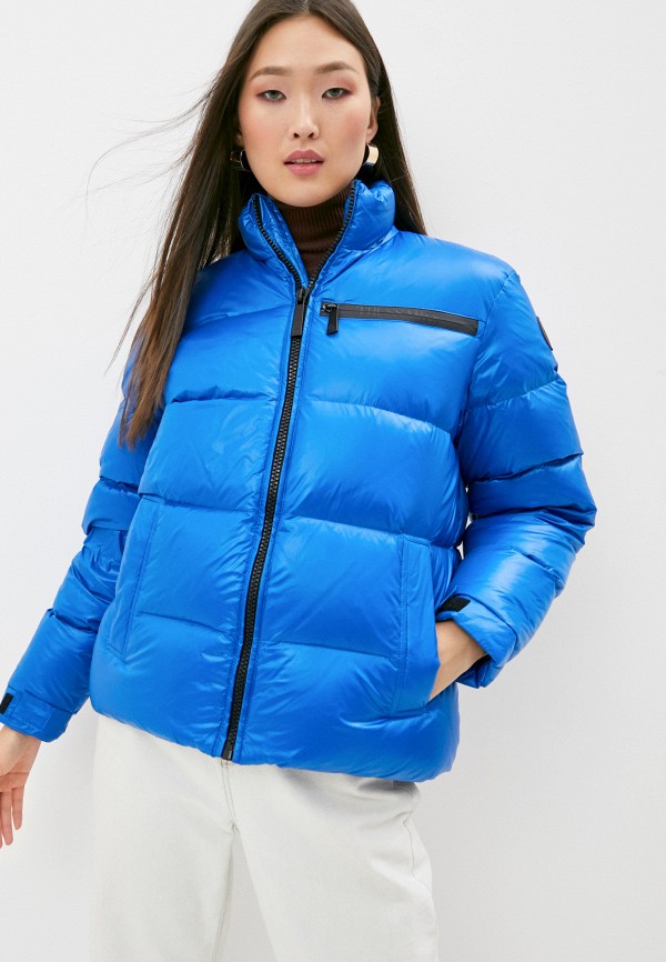 

Пуховик Trussardi, Синий, Trussardi TR016EWKOPI8