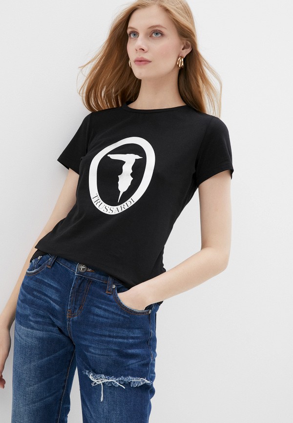 

Футболка Trussardi Jeans, Черный, Trussardi Jeans TR016EWKOPJ7