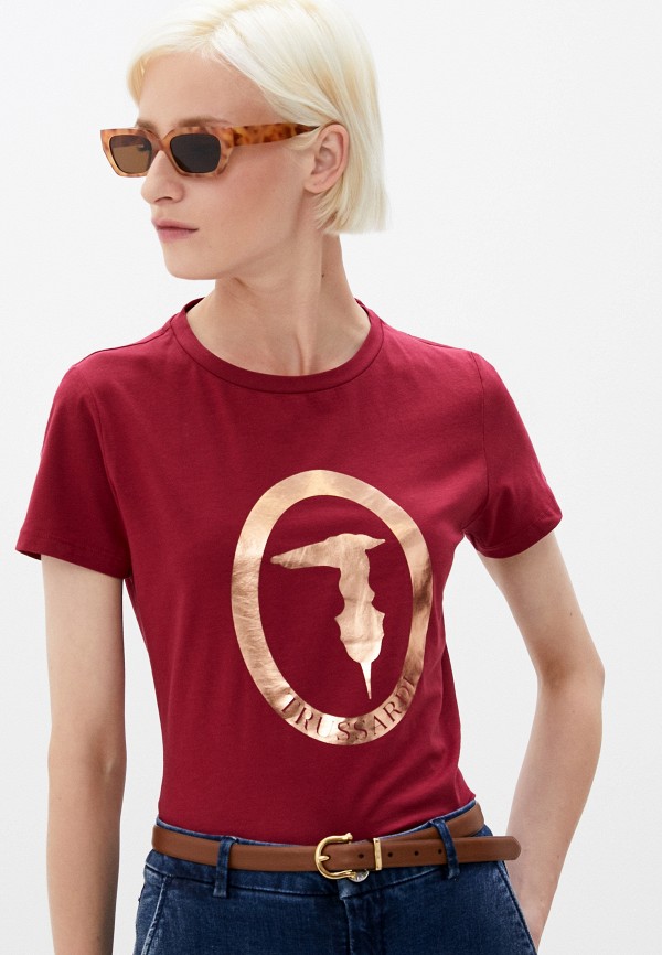 

Футболка Trussardi, Бордовый