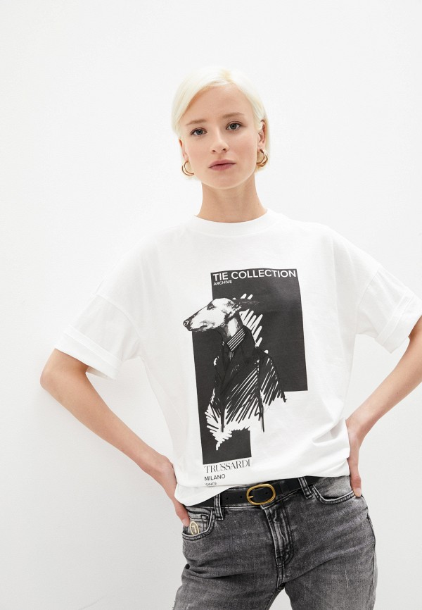 

Футболка Trussardi, Белый, Trussardi TR016EWKOPL6