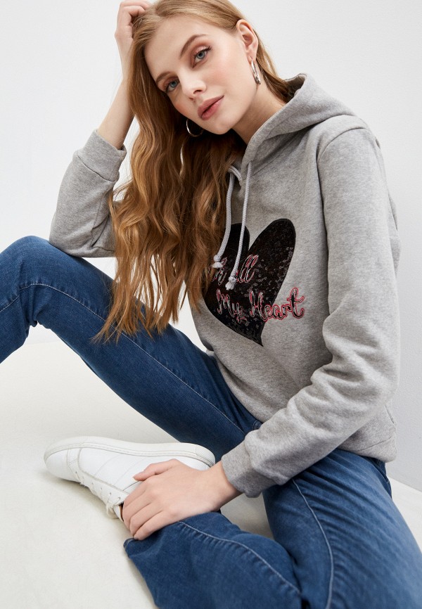 

Худи Trussardi, Серый