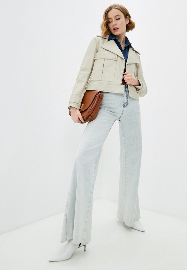 фото Куртка кожаная trussardi
