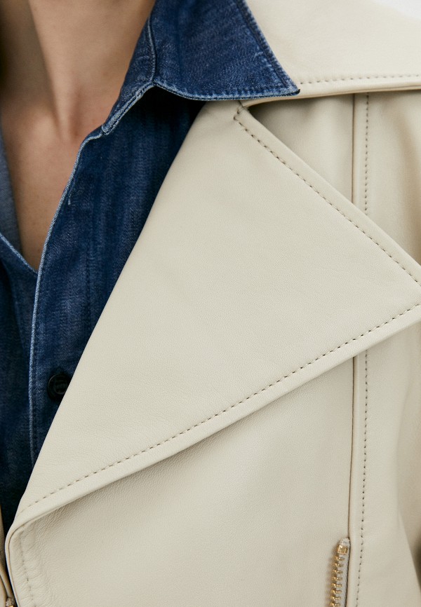фото Куртка кожаная trussardi