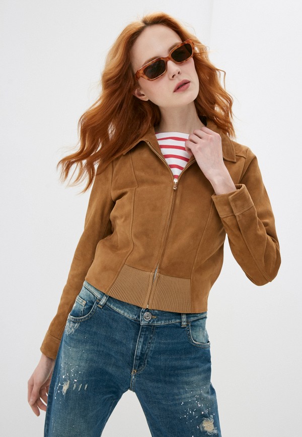 фото Куртка кожаная trussardi