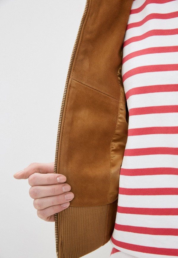 

Куртка кожаная Trussardi, Коричневый, Trussardi TR016EWMBVE3