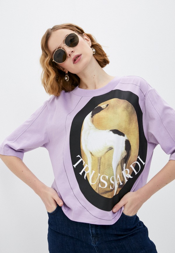 

Футболка Trussardi, Фиолетовый