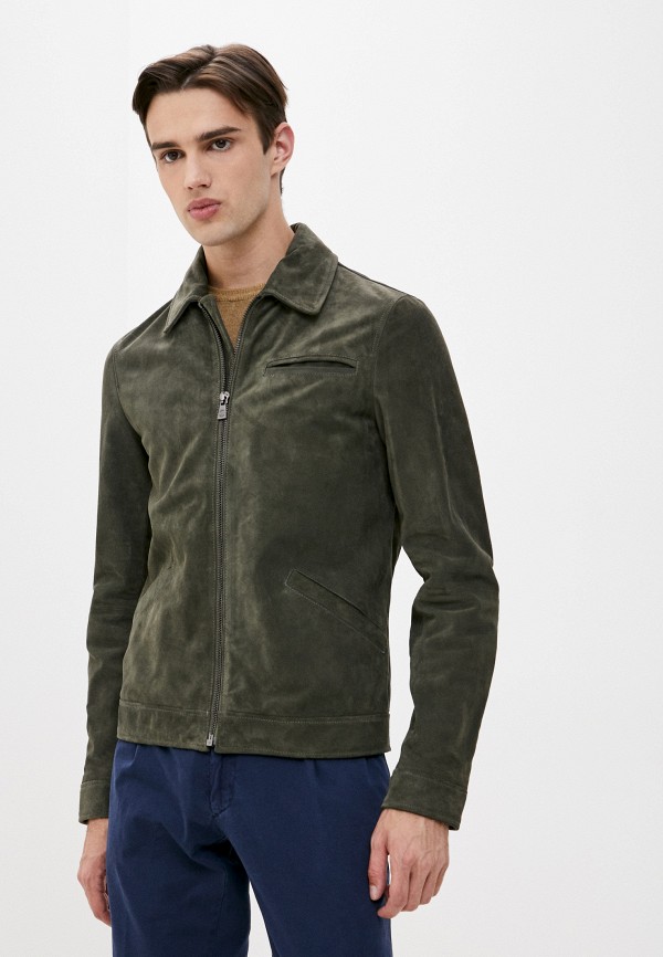 

Куртка кожаная Trussardi Collection, Зеленый, Trussardi Collection TR031EMJVDK5