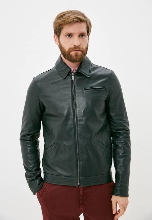

Куртка кожаная Trussardi Collection, Зеленый, Trussardi Collection TR031EMJVDK6