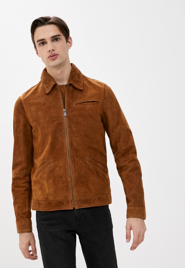 

Куртка кожаная Trussardi Collection, Коричневый, Trussardi Collection TR031EMJVDL2