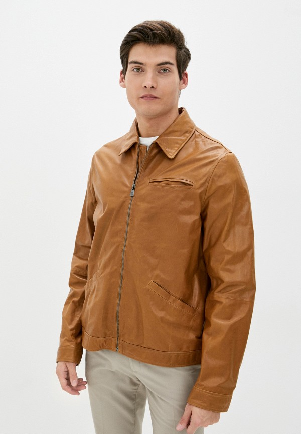 

Куртка кожаная Trussardi Collection, Бежевый, Trussardi Collection TR031EMJVGO4