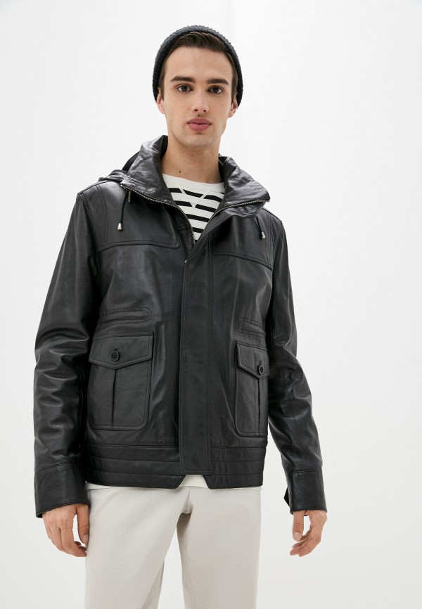 

Куртка кожаная Trussardi Collection, Черный