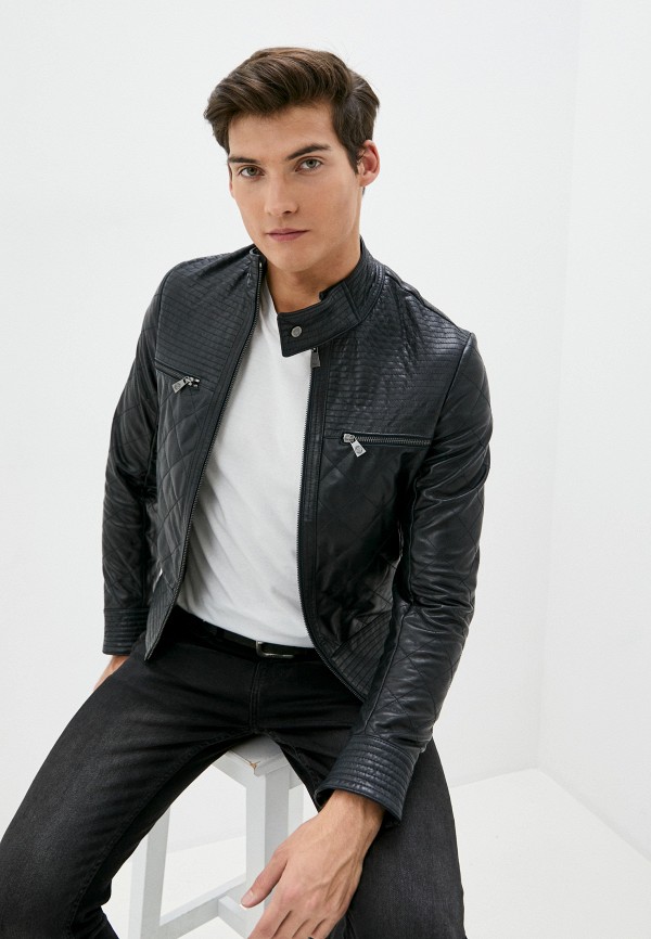 

Куртка кожаная Trussardi Collection, Черный, Trussardi Collection TR031EMJVGR2