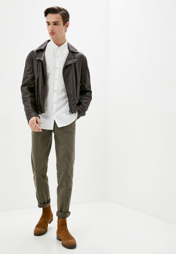 

Куртка кожаная Trussardi Collection, Коричневый, Trussardi Collection TR031EMJVGR4