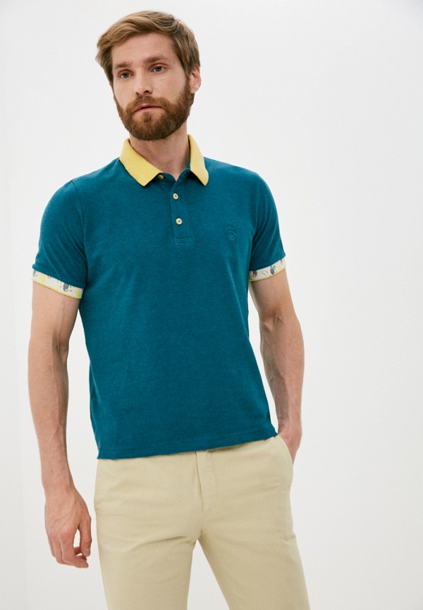 

Поло Trussardi Collection, Бирюзовый, Trussardi Collection TR031EMKBUZ8
