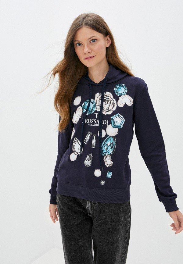 

Худи Trussardi Collection, Синий, Trussardi Collection TR031EWJXOY1